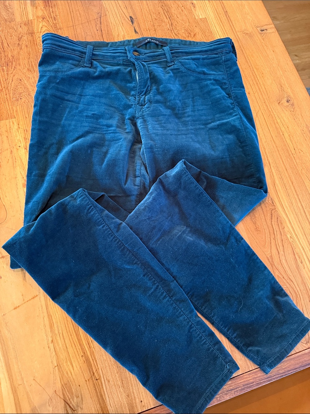 Lucious Teal J Brand velvet pants